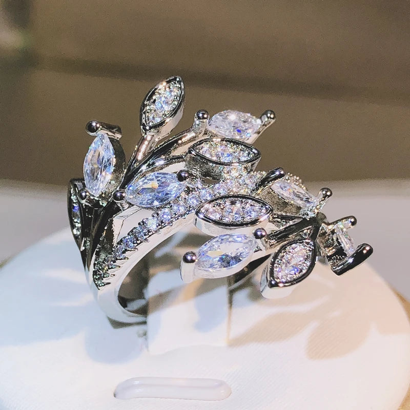 Eternal Radiance Sterling Promise Ring
