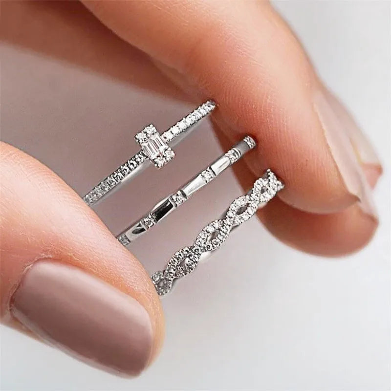 Huitan Delicate Girls Finger Rings - Versatile Accessories for Women
