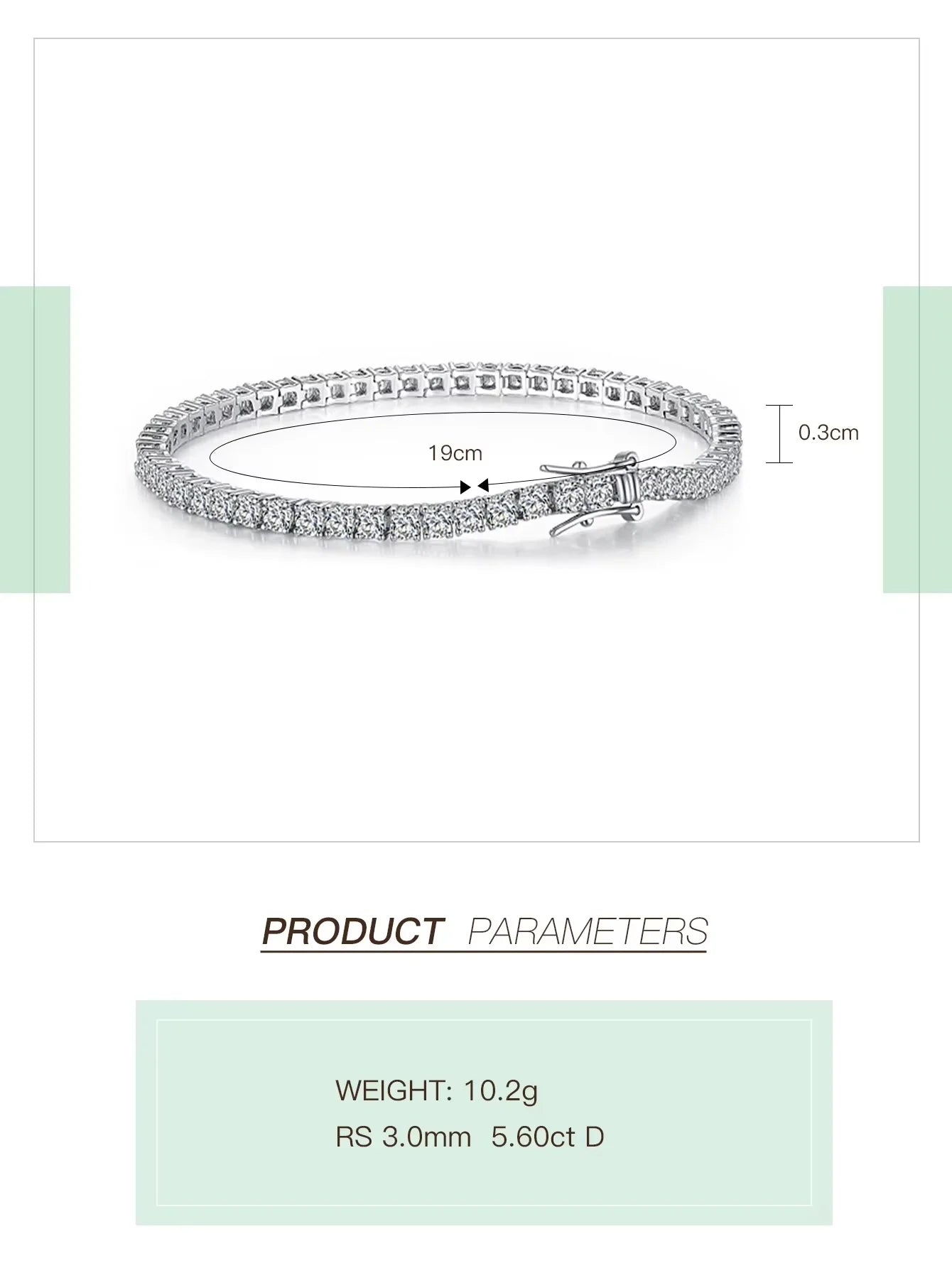 Lustrous Eternity Bracelet