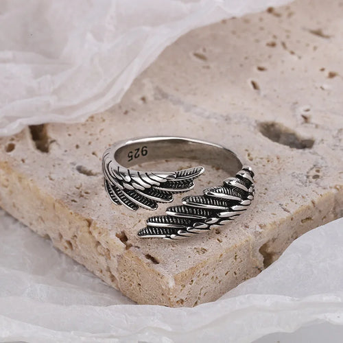 Angel Wing Feather Ring