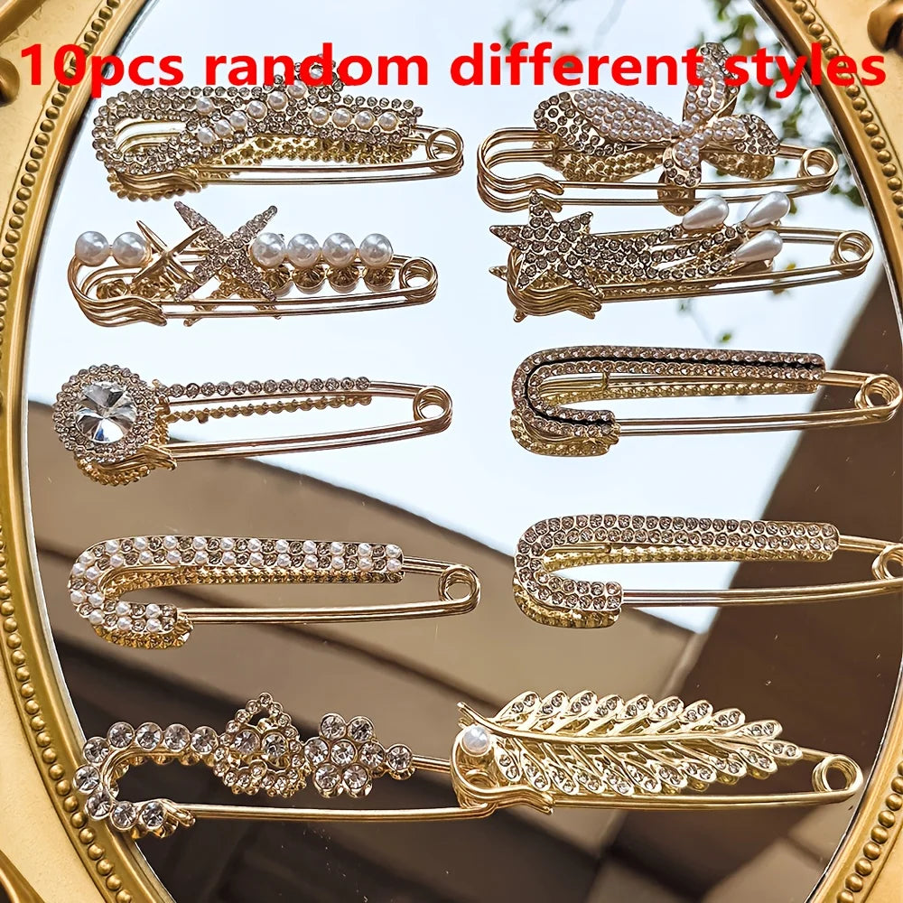 Éclat Pins Lumière Clips Velvet Clasp Maison Brooch Aurélie Collection