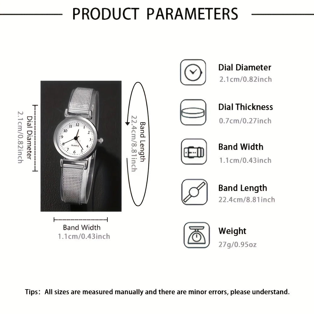 Elegant Bracelet Watch for Women – Roman Numeral Quartz Dress Watch