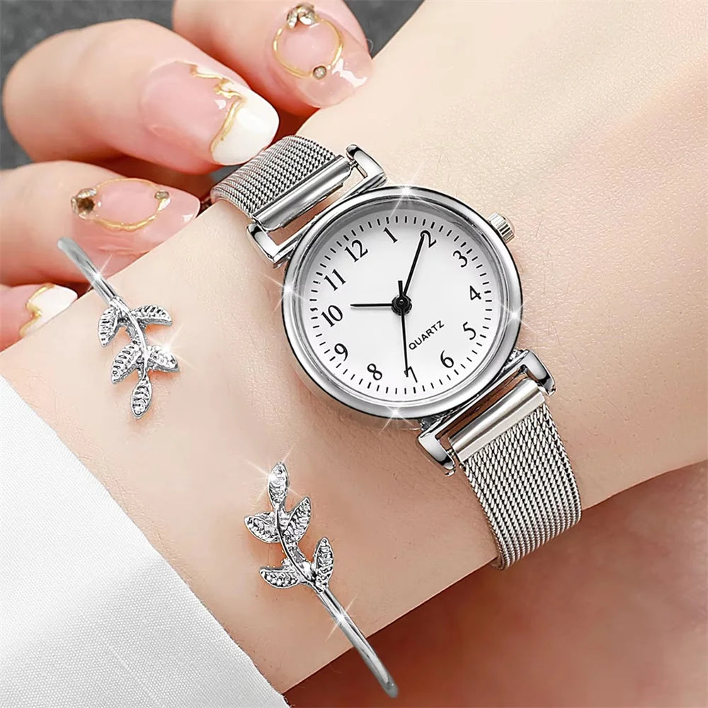Elegant Bracelet Watch for Women – Roman Numeral Quartz Dress Watch