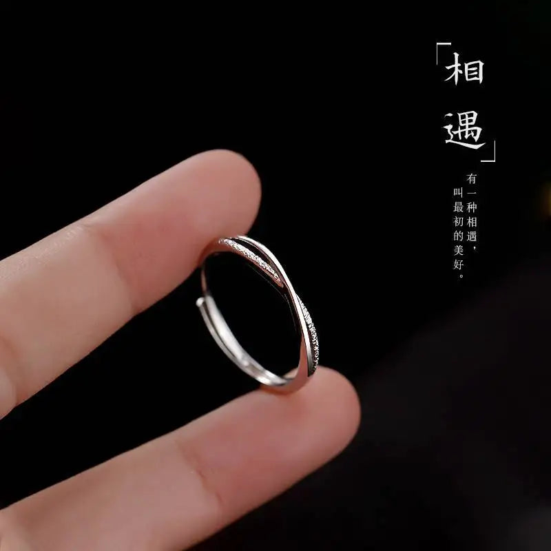 Matte Silver Cross Ring – Minimalist Elegance for Women